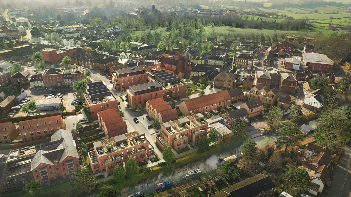 Plans to build 100 homes on the site of Wadworth's former brewery in Devizes have been green-lit by councillors.