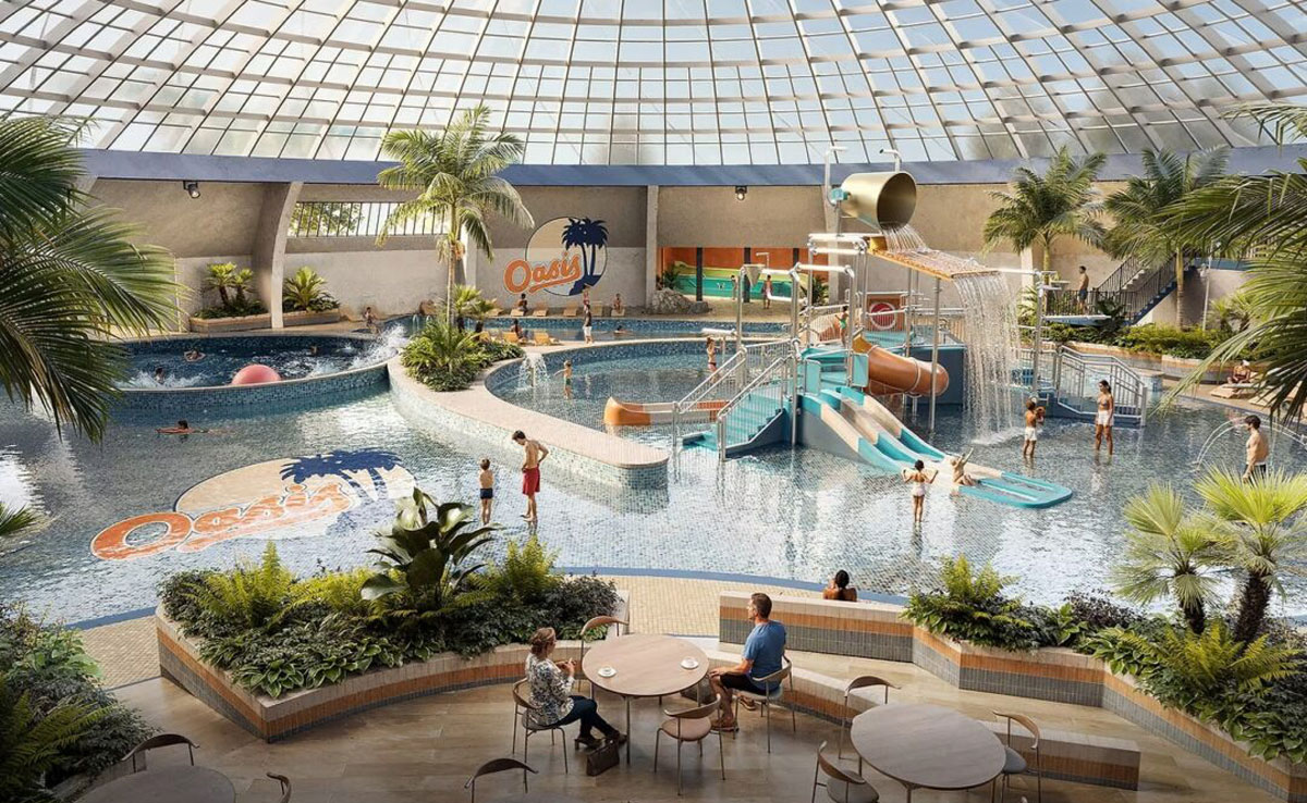 The future of Swindon's Oasis leisure centre - famed for its glass-domed lagoon swimming pool and flumes, and wave machine - has been plunged into doubt after councillors refused planning permission for 700 apartments on the site.