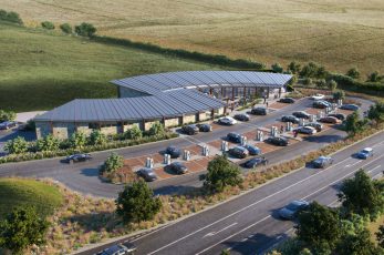 Construction has started on a new EV charging superhub on the A303, catering for motorists travelling between London and the South West.