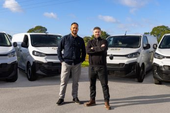 A rapidly-growing courier company has hired 30 new vans as it targets 25 per cent growth during its current year in business.