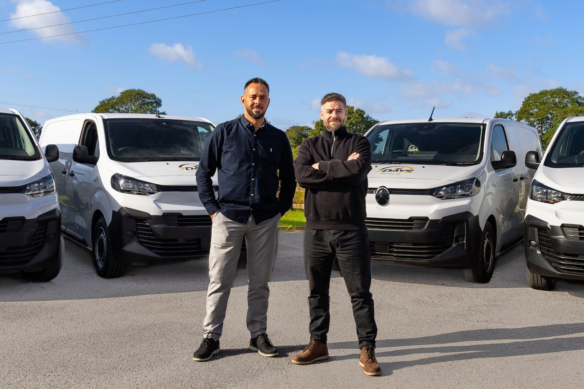 A rapidly-growing courier company has hired 30 new vans as it targets 25 per cent growth during its current year in business.