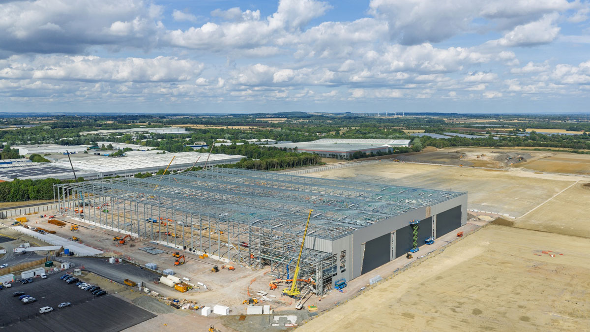 A peek of progress at Swindon's Panattoni Park has been offered by the local council.