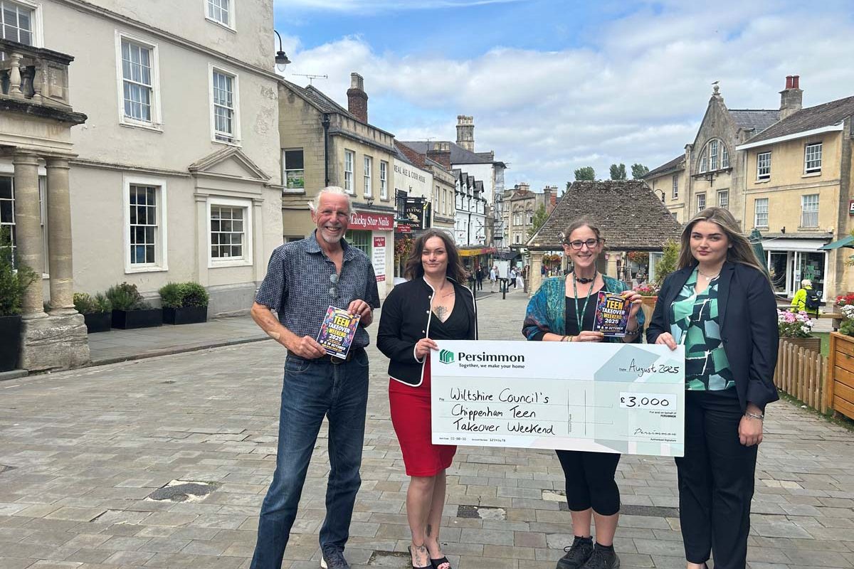 The developer behind Chippenham’s Oak Hill Rise site has once again given its backing to a major event in the town.