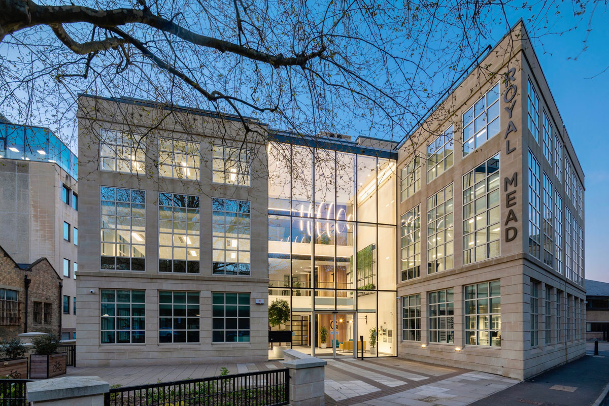 Two new lettings at Royal Mead, Bath have been secured, taking the building to full occupancy.