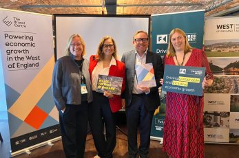 The west's new Growth Strategy has been taken to the Labour Party conference in Liverpool, with regional and national business leaders learning more about the region's plans for growth at a reception hosted by the Futures West Foundation.