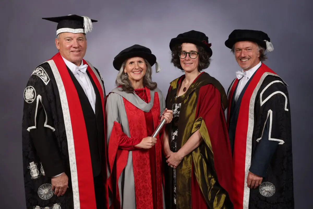 One of the creators of Sparks, the sustainability hub that opened in Bristol's former Marks & Spencer department store, has been awarded an honorary doctorate by the University of the West of England.