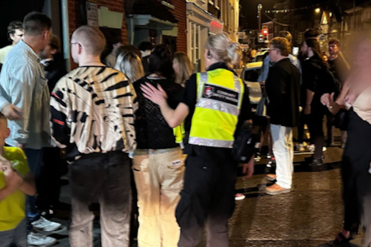 Taxi marshals have been deployed in Salisbury over the festive period to help people get home safely and support the nighttime economy in the city.