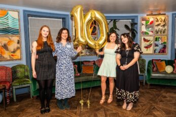 Boutique PR and social media agency Carnsight Communications has celebrated its 10th anniversary with a celebration at The Ivy in Bath.