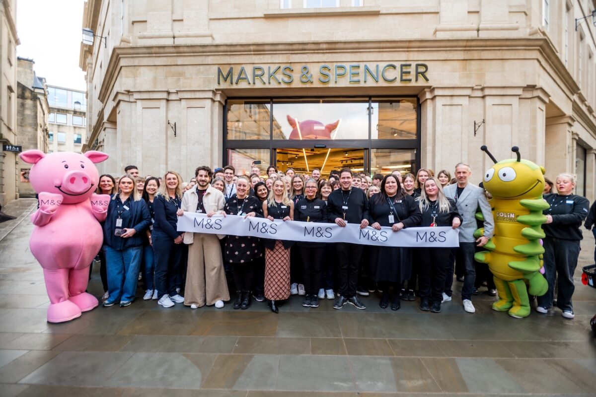 Department store M&S has opened its new £17 million flagship store in Bath.