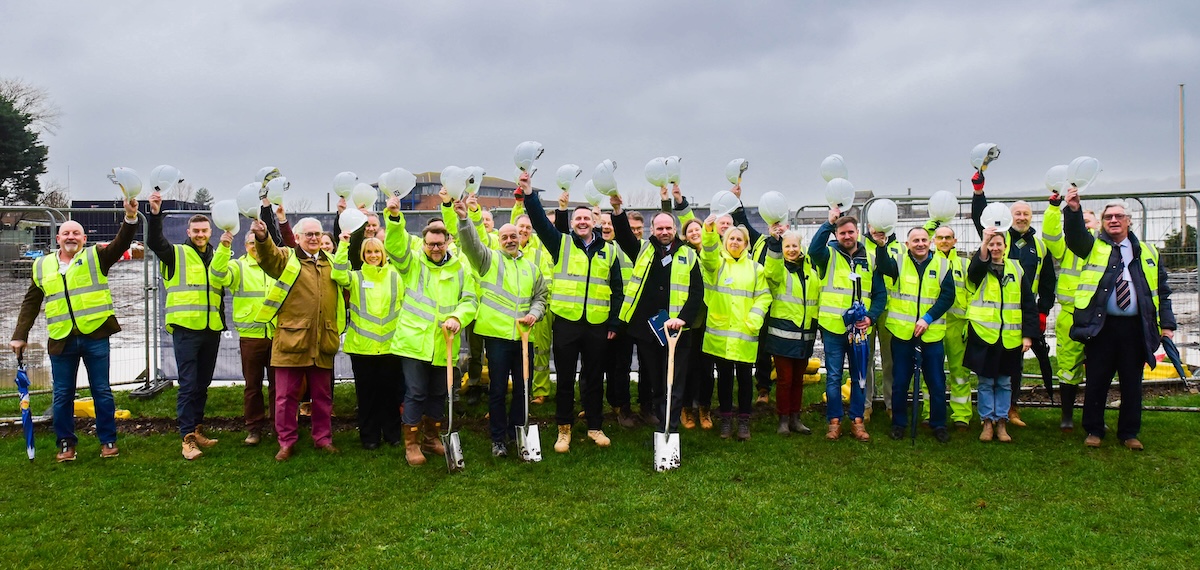 A groundbreaking ceremony has been held at the site of Weston-super-Mare's new town centre health hub.