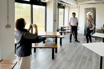 Wiltshire-based professional photographer Barbara Leatham is collaborating with local veterans' charity Entrain Space to photograph former military personnel.