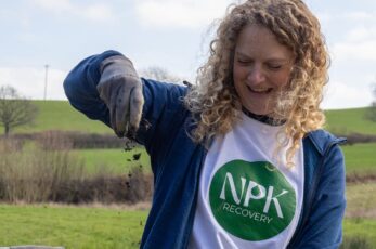 A unique urine-based fertiliser developed by scientists in Bristol will help grow 4,500 threatened British trees in Wales.