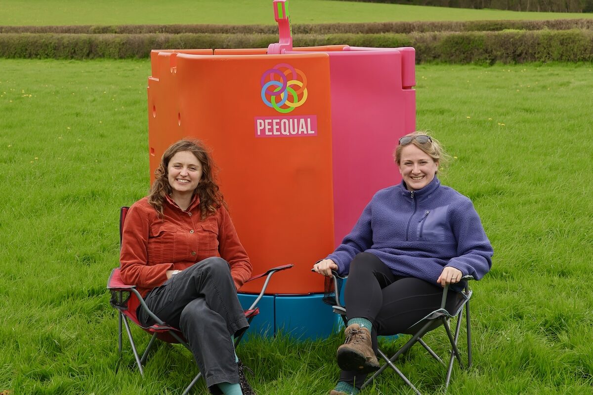 The Bristol-based creators of the UK’s first women’s urinal unveiled their next-generation loos at the London Marathon at the weekend.
