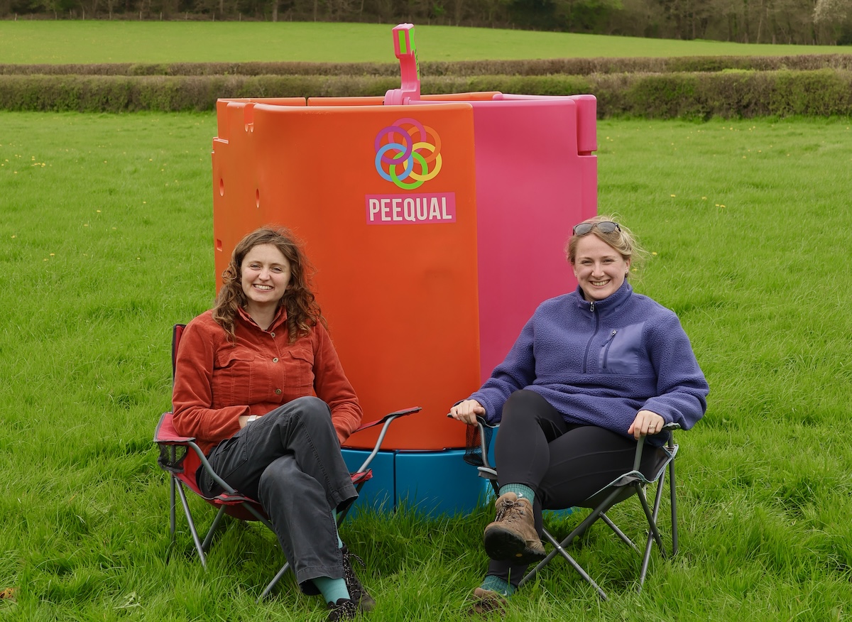 The Bristol-based creators of the UK’s first women’s urinal unveiled their next-generation loos at the London Marathon at the weekend.