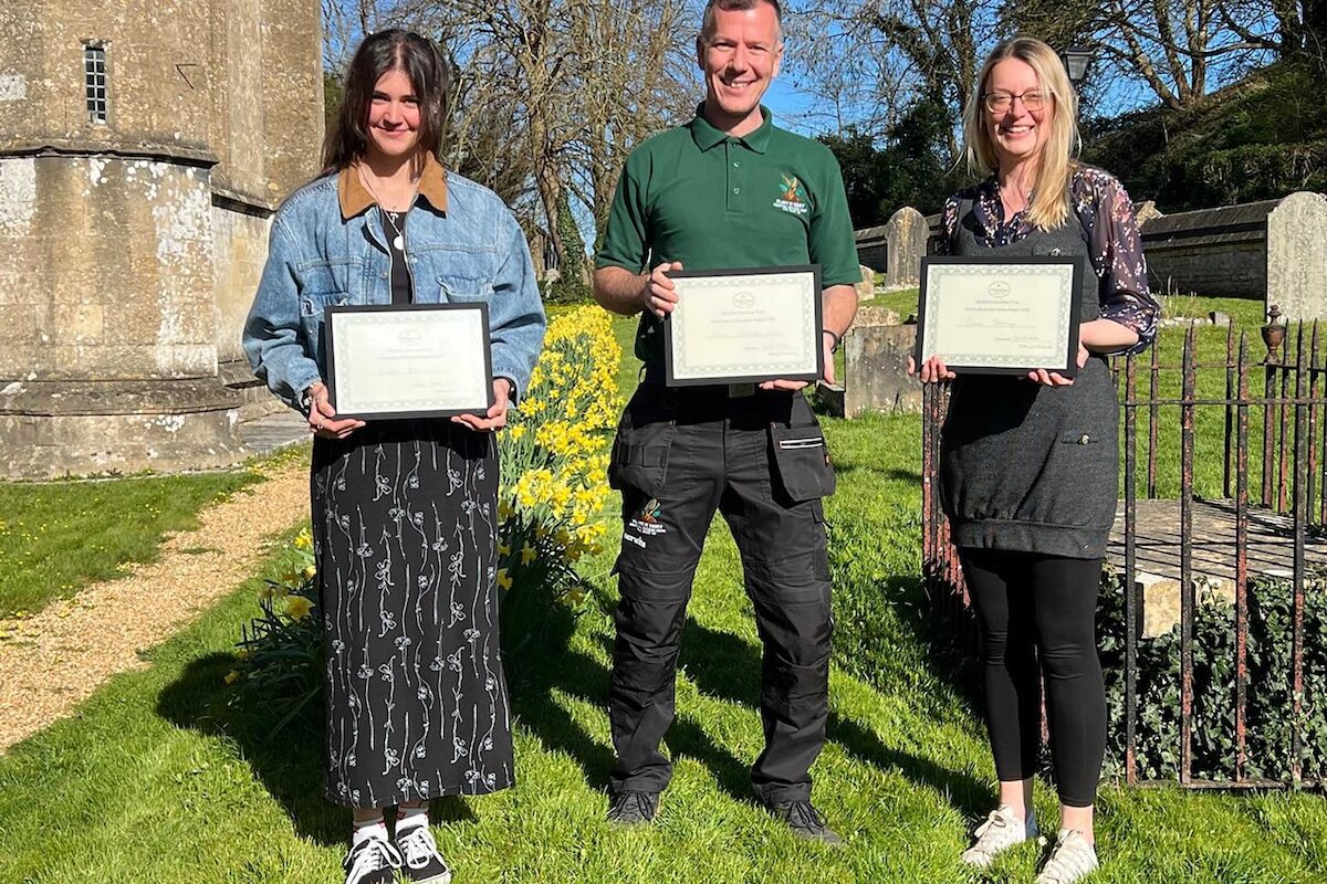 Three horticulture students at Wiltshire College & University Centre have been honoured by the Wiltshire Gardens Trust for dedication to developing their gardening skills.
