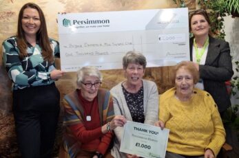 Housebuilder Persimmon has shown its support for a Trowbridge-based group that helps those battling dementia and their loved ones.