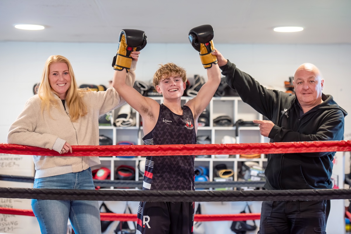 A Swindon recruitment firm has backed local sporting talent by announcing its sponsorship of promising boxer Zach Corbett.