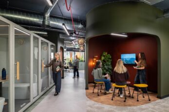 Outdoor clothing and equipment group Cotswold Outdoor Group has moved into “adventurous” new headquarters in Swindon which have been designed by Interaction to bring the natural world indoors.