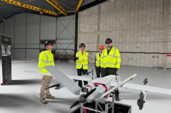 One of Swindon's new drone factories will be up and running by September, the leader of Swindon Borough Council has been told.
