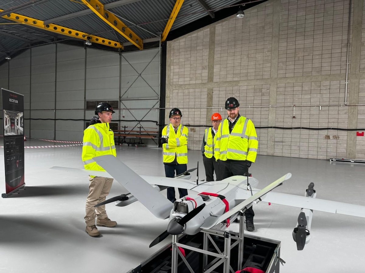 One of Swindon's new drone factories will be up and running by September, the leader of Swindon Borough Council has been told.