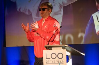 What started as a keynote speaking appearance at the Loo of the Year Awards has evolved into a new ambassadorial partnership for Wiltshire-based Paralympic judoka champ Chris Hunt Skelley.