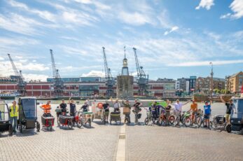 Bristol businesses are being encouraged to take advantage of grant funding covering 50 per cent of the cost of a new cargo bike.