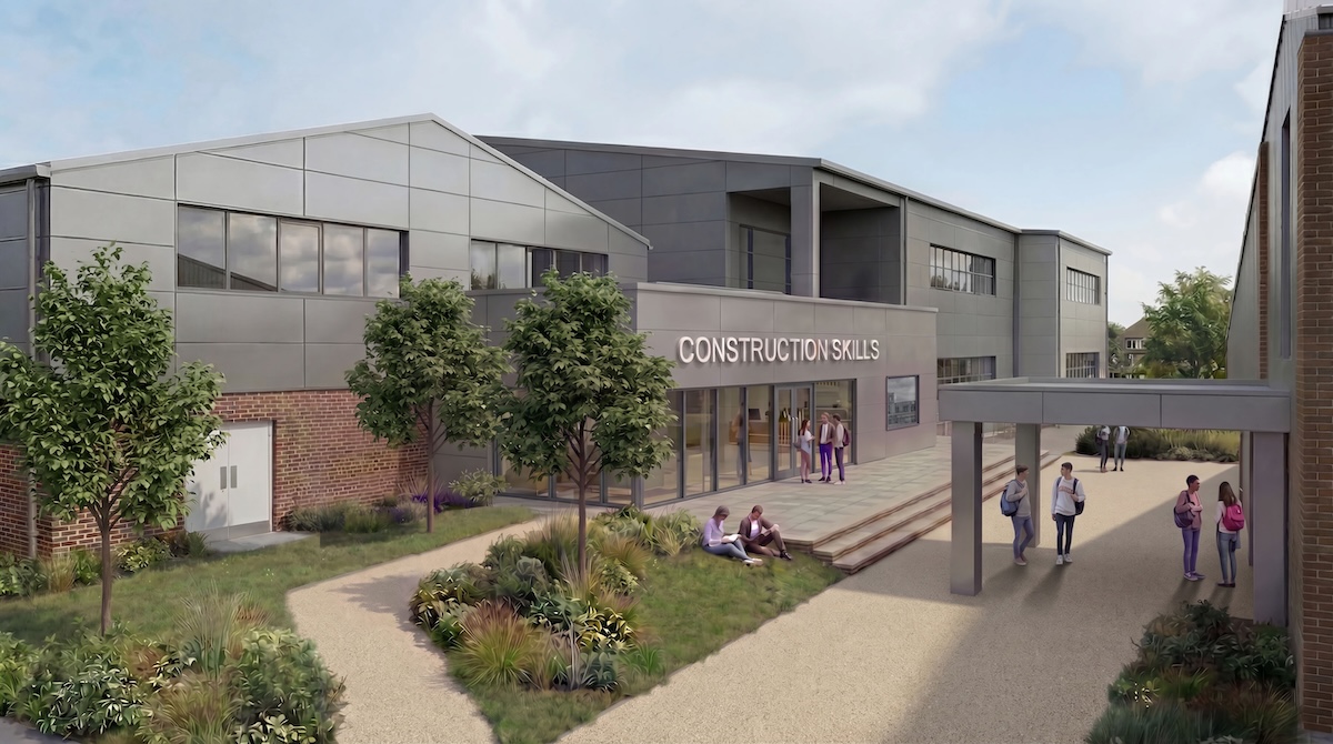 A £5.9 million redevelopment at Wiltshire College & University Centre’s Trowbridge campus will create new state-of-the-art digital and creative art studios and almost double the size of its construction workshops.