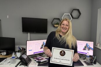Danielle Holmes, founder and CEO of Wiltshire-based website specialist Black Nova Designs has won a Bronze Award for Business Leader of the Year.