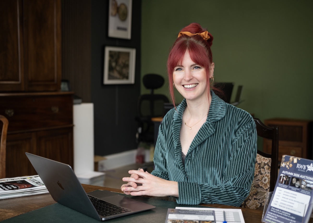 Television antiques expert, auctioneer and jewellery specialist Izzie Balmer has joined the team at RWB Auctions in Royal Wootton Bassett, bringing more than a decade of industry experience to the growing Wiltshire auction house.