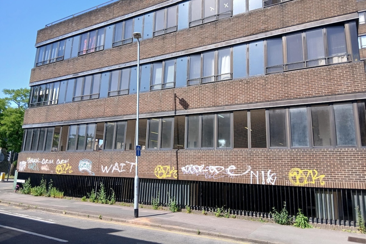 Businesses in Swindon could be made to clean up their premises, with the local council threatening to use legal powers to compel them.