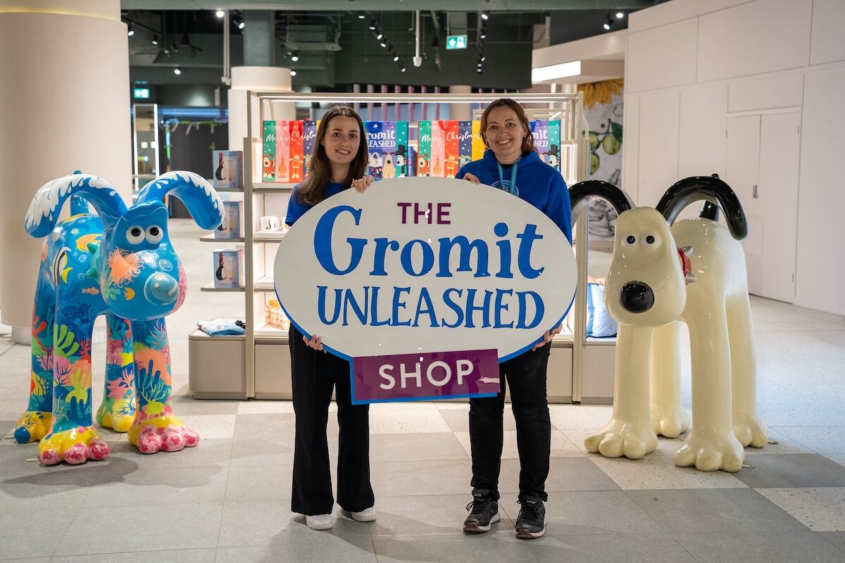 Gromit Unleashed is opening its biggest shop yet at Bristol’s Cribbs Mall, transforming a former Harrods Beauty unit into a retail and exhibition space supporting Bristol Children’s Hospital.