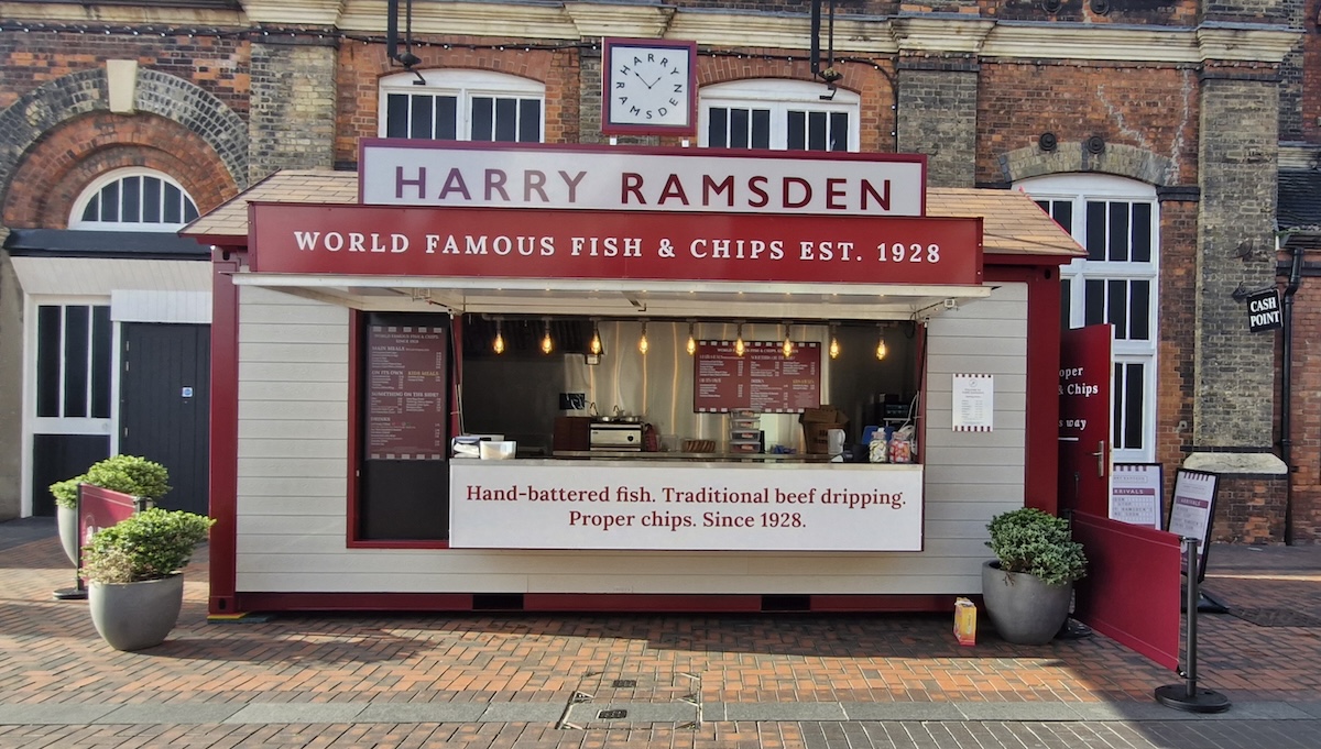 Harry Ramsden's Group is bringing its compact Harry's Hut format to the Designer Outlet Swindon, with a grand opening on Friday (October 23).