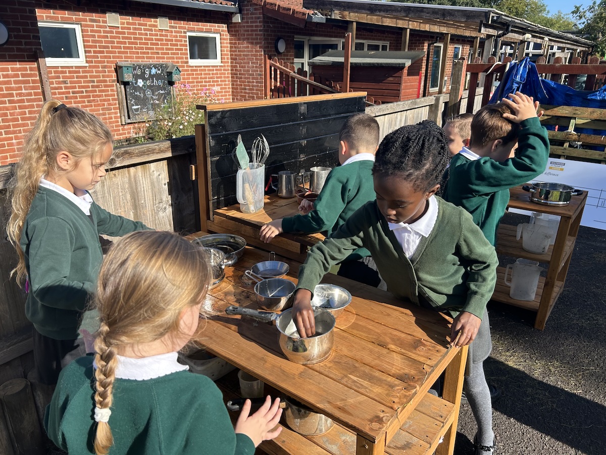 A new Mud Kitchen is helping transform outdoor learning for pupils at Southbroom Nursery & Infant School in Devizes, thanks to a £500 donation from Trowbridge-based meals provider, apetito.